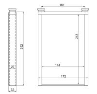 Радиатор отопителя салона TG-RIH0040/87107-60430 * Ti•GUAR