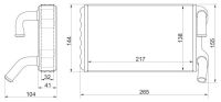 Радиатор отопителя салона TG-RIH0036/87107-32100 * Ti•GUAR
