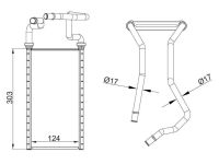 Радиатор отопителя салона TG-RIH0030/87107-60410 * Ti•GUAR