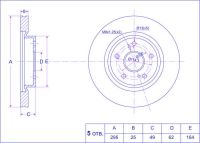 Диск тормозной TG-55211-65J00/RN1371V *Ti•GUAR