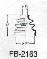 Пыльник ШРУС FB2163/02-135