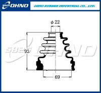 Пыльник ШРУС OHNO(5&#039;825) FB2120/02-144