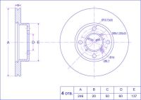 Диск тормозной TG-55311-62G01/RN1205V *Ti•GUAR