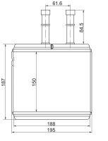 Радиатор отопителя салона TG-RIH0050/96539642 * Ti•GUAR