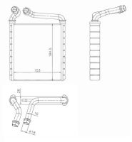 Радиатор отопителя салона TG-RIH0018/3C0819031A * Ti•GUAR