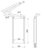 Радиатор отопителя салона TG-RIH0031/87107-35110 * Ti•GUAR