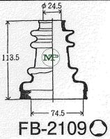 Пыльник ШРУС FB2109/03-412* MTP
