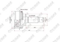 ШРУС TG-9128Z44/FU-028A44* TiGuar