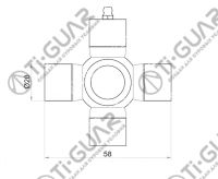 Крестовина TG-CJCS046/GUT-11 * Ti•GUAR