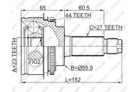 ШРУС TG-9134Z44/FU-034A44* TiGuar