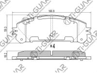 Тормозные колодки TG-1845/PN1845* Ti·GUAR