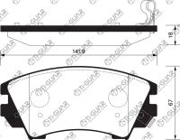 Тормозные колодки TG-1783/PN34002* Ti·GUAR