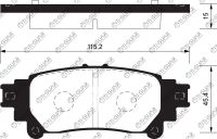 Тормозные колодки TG-1846/PN1846* Ti·GUAR