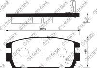 Тормозные колодки TG-1716/PN0479* Ti·GUAR