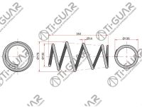 Пружина TG-CSS0029 / C4T-33211 * Ti·GUAR Пружина TG-CSS0029 / C4T-33211 * Ti·GUAR