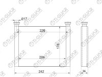 Радиатор отопителя салона TG-RIH0008/79110-S0A-003 * Ti•GUAR