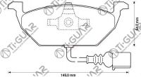 Тормозные колодки TG-0048/PN0148* Ti·GUAR