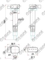 Катушка зажигания TG-90919-02237* Ti·GUAR