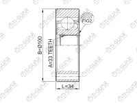 ШРУС TG-IN9801 / 2311-5021 * TiGuar