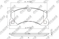 Тормозные колодки TG-0529C/PN0529 (КЕРАМИКА)* Ti·GUAR