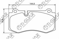 Тормозные колодки TG-1667C/PN0453W (КЕРАМИКА)* Ti·GUAR