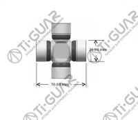 Крестовина TG-CJCS049/GUS-9 * Ti•GUAR