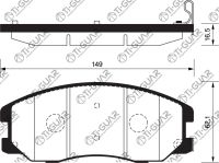 Тормозные колодки TG-1715/PN0068* Ti·GUAR