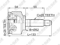 ШРУС TG-4459 / HO-059 * TiGuar