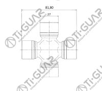 Крестовина TG-CJCS052/G15 * Ti•GUAR