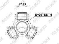 Трипоид TG-TR36/47.85 * Ti-Guar