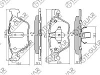 Тормозные колодки TG-0545/PN0545* Ti·GUAR