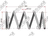 Пружина TG-CSS0016 / C4T-26401 * Ti·GUAR