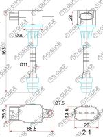 Катушка зажигания TG-22448-6N215* Ti·GUAR