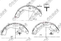 Тормозные колодки TG-D1079/FN2342* Ti·GUAR