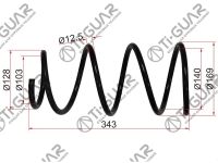 Пружина C4T-12021 / TG-CSS0044* Ti·GUAR