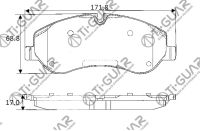 Тормозные колодки TG-0667/PN0667W* Ti·GUAR