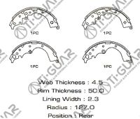 Тормозные колодки TG-D1090/FN2378* Ti·GUAR