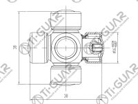 Крестовина TG-CJCS011/ST-1638 * Ti•GUAR