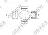 Крестовина TG-CJCS016/GUM-99 * Ti•GUAR