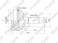 ШРУС TG-4424Z50 / HO-024A50 * TiGuar