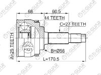 ШРУС TG-7465Z44/NI-065A44* TiGuar