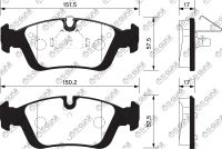 Тормозные колодки TG-1100/PN0010* Ti·GUAR