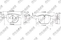 Тормозные колодки TG-0401/PN0401* Ti·GUAR