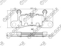 Тормозные колодки TG-0565/PN0565* Ti·GUAR